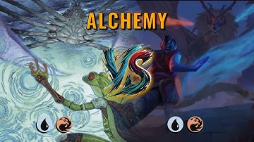 MTG Alchemy - Izzet Midrange by CunicoliGoblin VS Izzet Control by uzmusiu