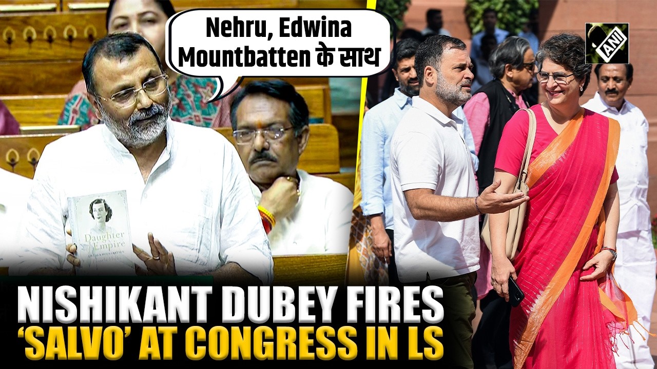 ‘Nehru, Edwina Mountbatten के साथ एक कमरे में बंद थे…’ Nishikant Dubey hits Congress ‘hard’ in LS