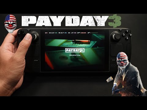 Pay Day 3 Gameplay - Steam Deck - Steam OS - 60FPS