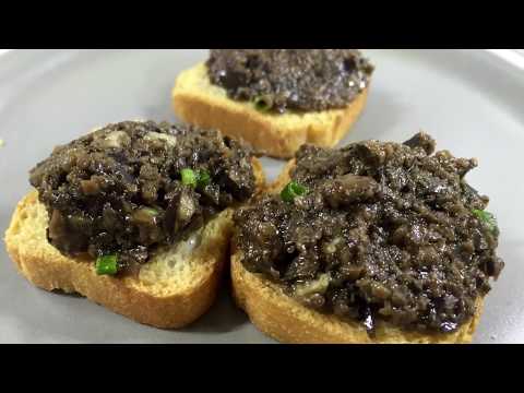 Tapenade aux Olives Noires -  Black Olive Tapenade