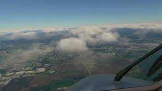 Landing in Waterloo Iowa KALO ALO Waterloo Regional Airport