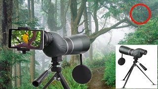 Cool Monocular Telescope, Can Zoom And Focus Long Distance Objects