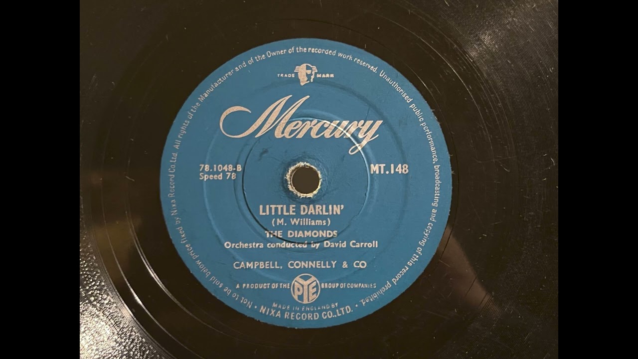 1957 THE DIAMONDS - Little Darlin' MERCURY 10" MT148