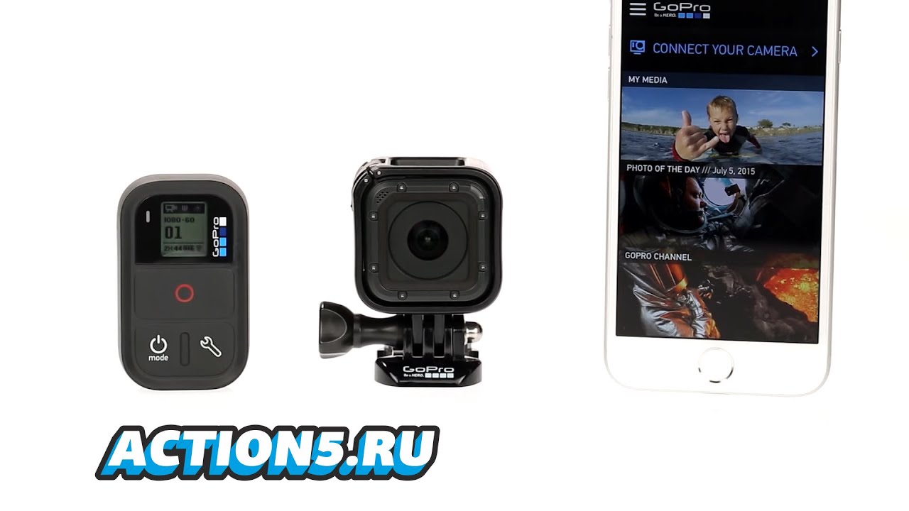 Возможности камеры GoPro HERO 4 Session. Часть 2