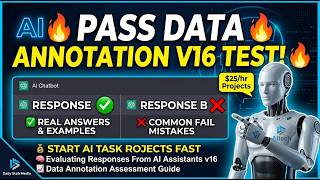 Data Annotation: How to Pass Evaluating Responses From AI Assistants v16