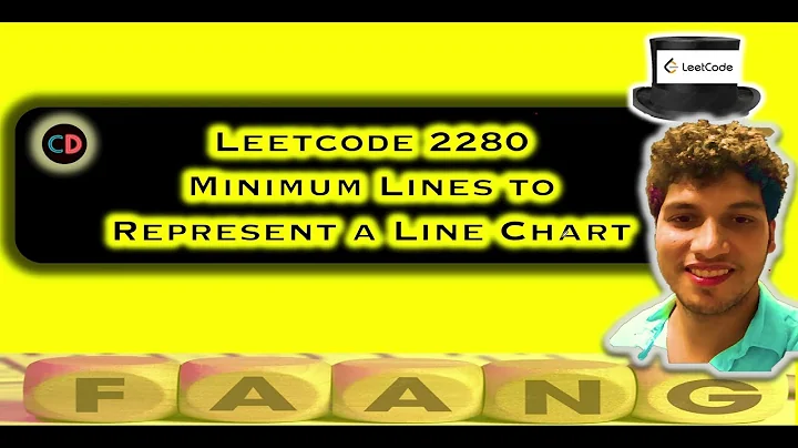 Minimum Lines to Represent a Line Chart | Leetcode 2280 | Arrays | Contest 294 🔥🔥