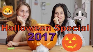 Carving Pumpkins With My 50 Year Old Girlfriend!! | Halloween Special 2017