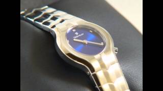 TAG Heuer Alter Ego Mini ladies watch polished stainless steel with translucent blue dial WAA1410