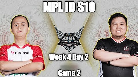 Game 2 - GEEK FAM vs  BTR MPL ID Season 10 Week 4 Day 2 | MLBB