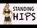 STANDING HIP DIPS FIX  | HOW TO GET BIGGER HIPS AT HOME | GET RID OF HIP DIPS WORKOUT