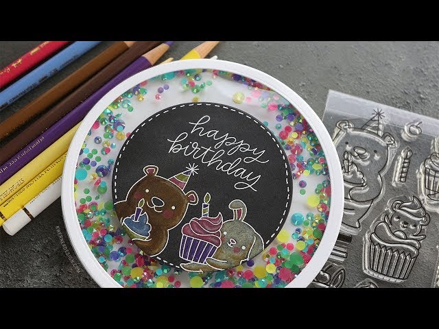 Circle Shaker Card - Happy Birthday!