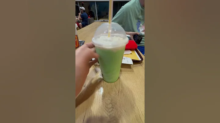 Shamrock Shake #mcdonalds #shamrockshake #shamrock #shorts