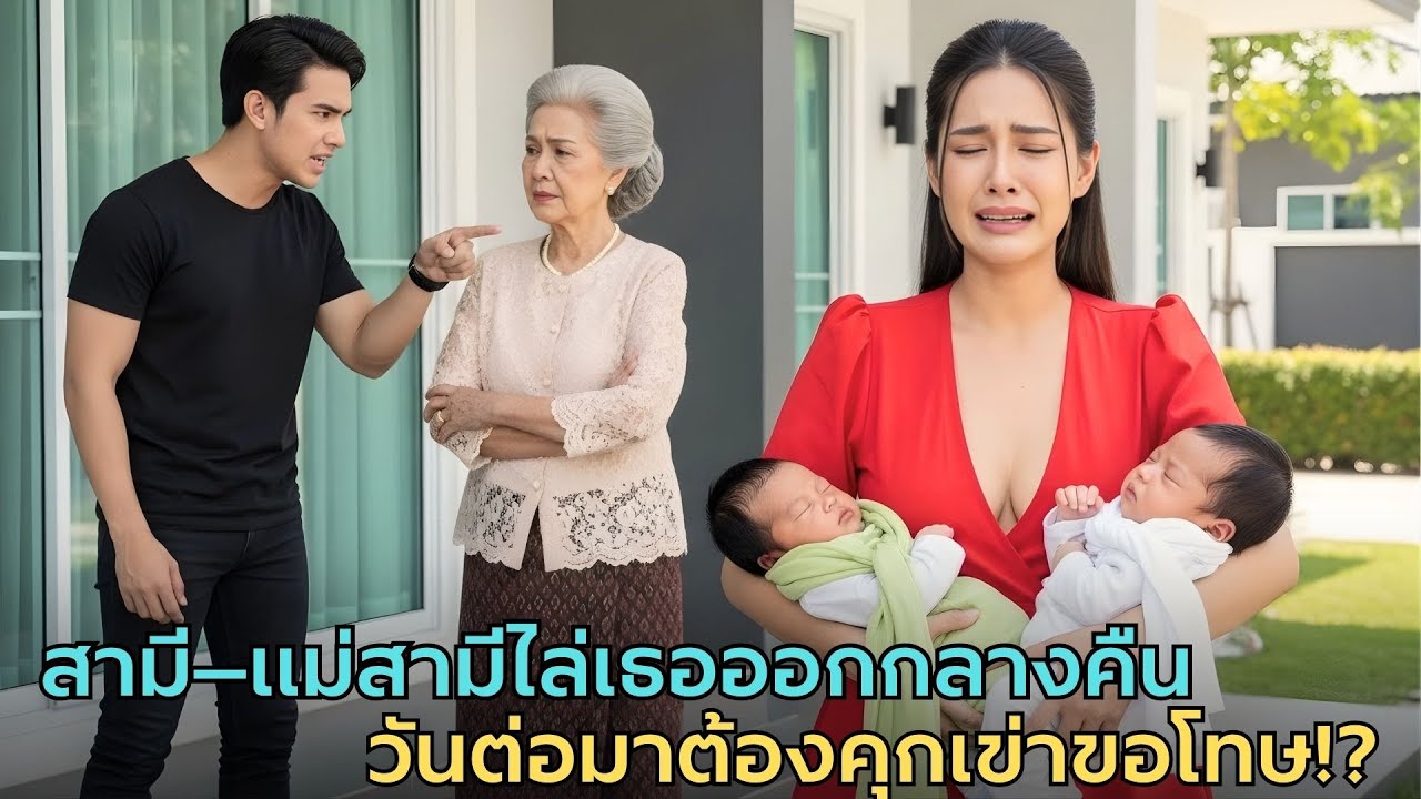 ถูกไล่ออกกลางดึกพร้อมลูกแฝด—ไม่รู้เลยว่าเธอคือมหาเศรษฐีนีที่จะพลิกชีวิตพวกเขา! |ภรรยาถูกสามีทิ้ง