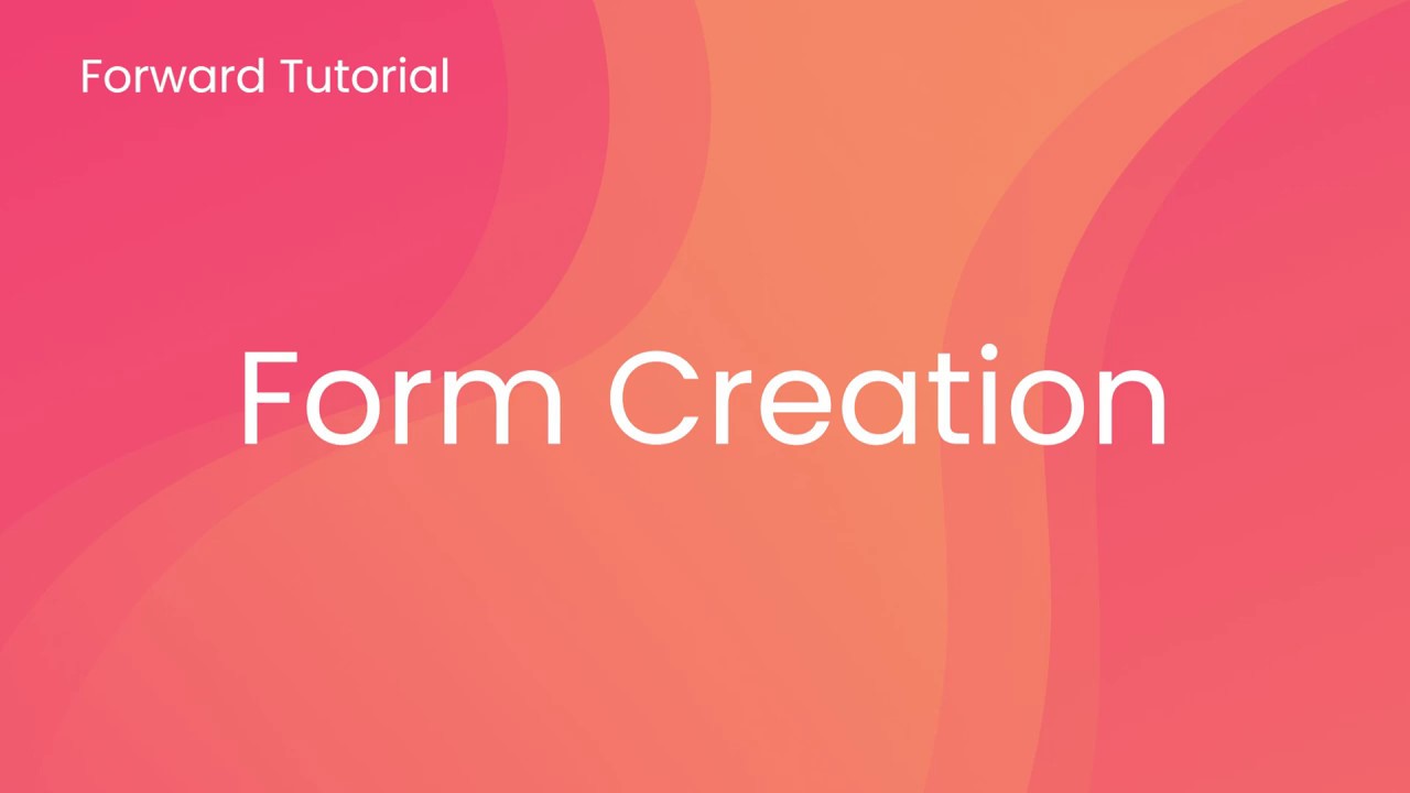 How to create a questionnaire form - YouTube