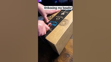 Unboxing my beads! #startingbusiness #beads #beading #beadsjewellery #unboxingvideo #unboxing #bead