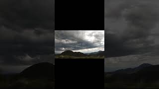 storm forming in mountains over salt river canyon