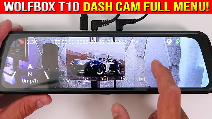 Wolfbox T10 Dash Cam Full Menu & Recommended Settings (2K, HD, GPS, Park Mode, Park Assist)