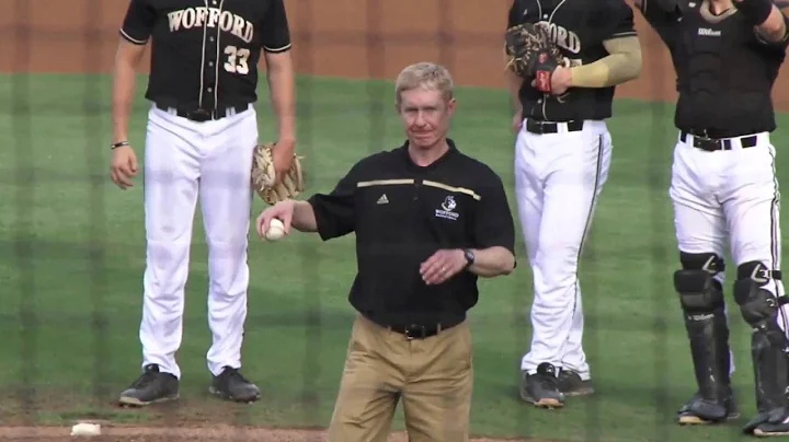 Jimmy Garrity Throws Out First Pitch