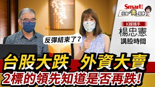 台股跳空大跌、外資大賣480億元，觀察這2個標的領先知道是否再跌｜郁青，楊忠憲｜投資青鬆賺