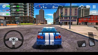 Ultimate Car Driving Simulator -  1999 Nissan Skyline GT-R R34 - Android Gameplay #3 screenshot 4