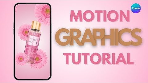 Create Perfume Motion Graphic Design | Canva Tutorial | Learn Graphic Design | Animated Ad