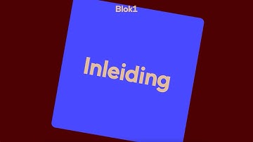 Online leertraject I Openbaar Bestuur voor Ontwerpers I Module 1 I Blok 1