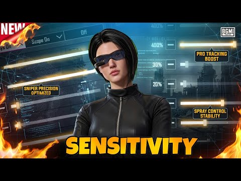 BEST SETTINGS AND SENSITIVITY | BGMI SENSITIVITY CODE TODAY | BGMI ZERO RECOIL SENSITIVITY CODE 