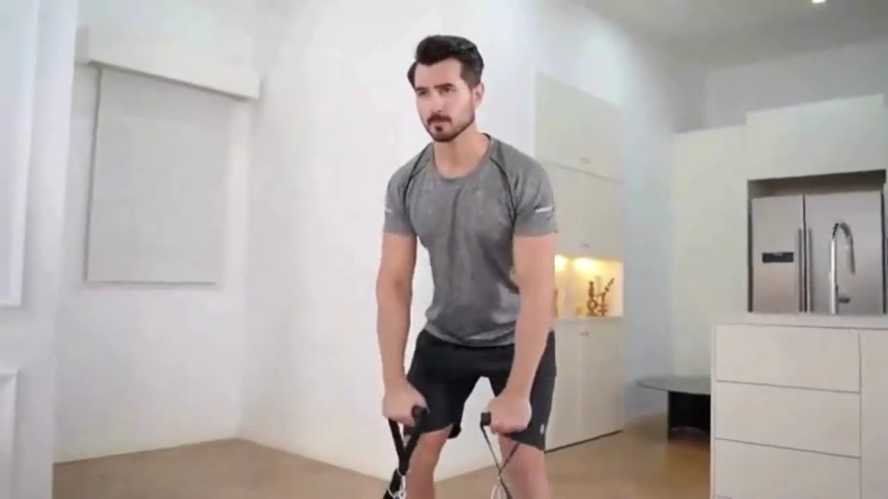 Pooboo Folding Rowing Machine | Strength + Cardio Combo Workout | Body Workout at Home💪 🏋️‍♂️ 🏋️‍♀️