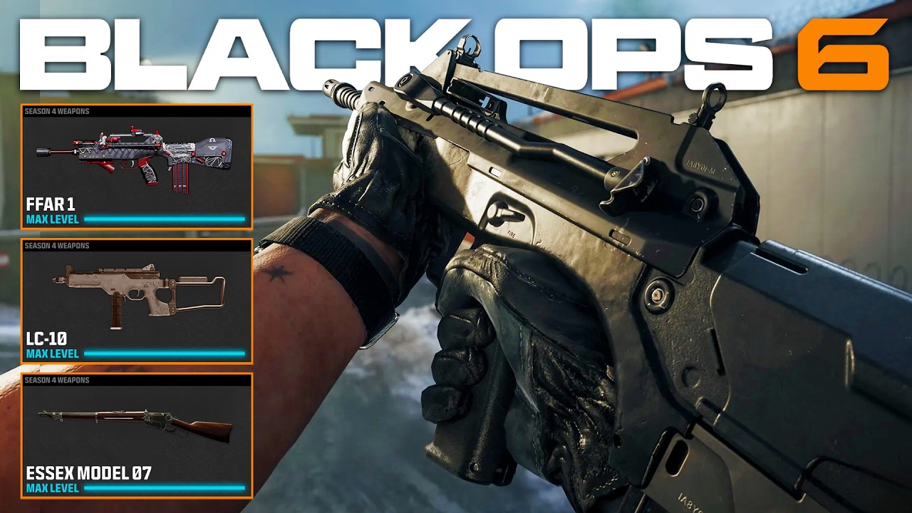 Black Ops 6: The NEW and CLASSIC Weapons of Season 4 Are... (All Season 4  Weapons), image size:1280x720