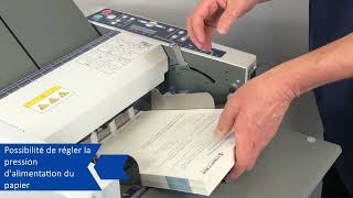 Plieuse de bureau TF MEGA-A plus – 7 types de plis y compris le pli croisé