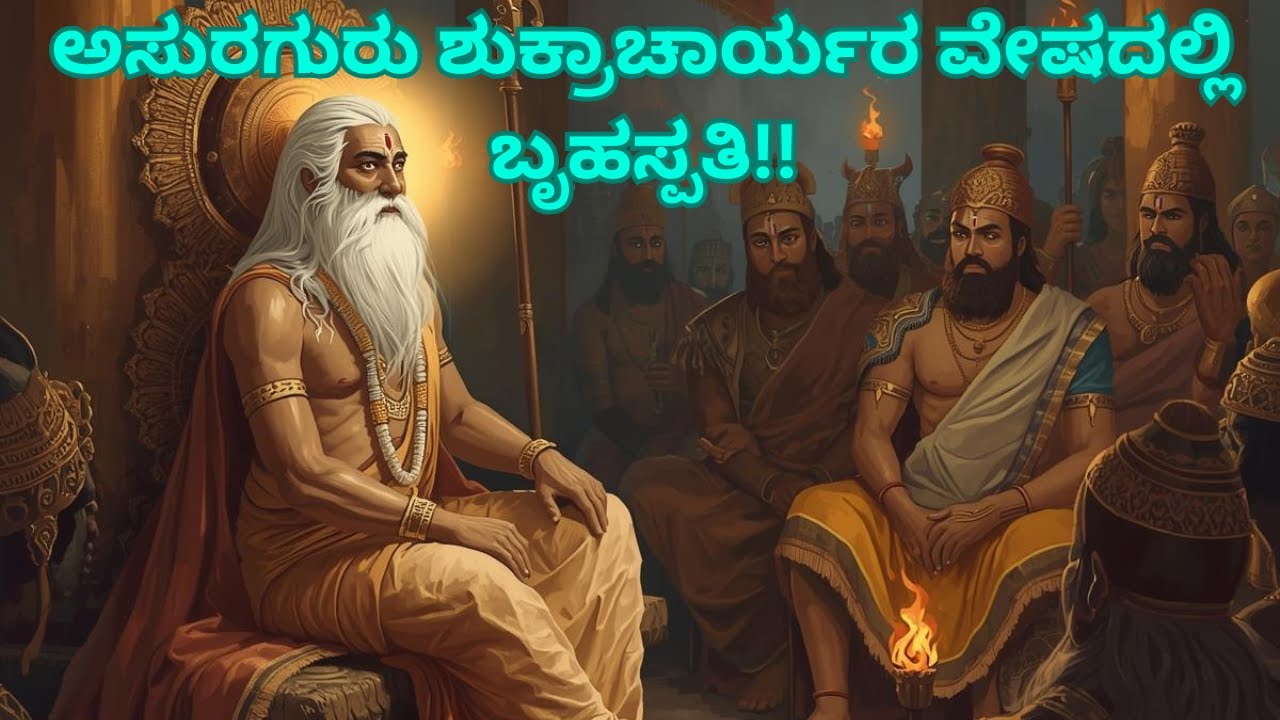ಅಸುರಗುರುವಾದ ದೇವಗುರು ಬೃಹಸ್ಪತಿ I Brihaspathi guiding asuras I Kannada Devine