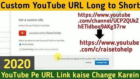 {Hindi} Claim YouTube Custom URL & Eligibility | Change YouTube URL | YouTube URL Kaise Banaye | url