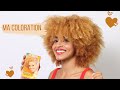 Coloration blonde sur cheveux crépus - Creme of Nature Lightest Blonde