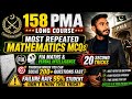 158 PMA Long Course Maths MCQs | Most Repeated Questions With 20 Second Tricks 🔥