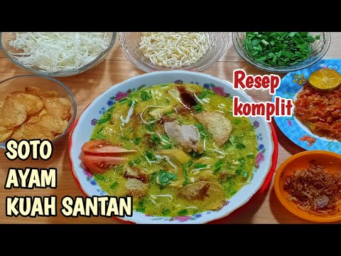 Resep Soto Ayam Santan Jawa Timur