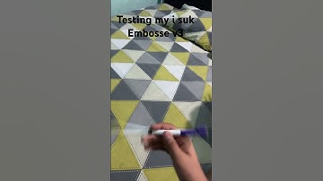 Testing my hand made i suk embosse v 3 #shorts
