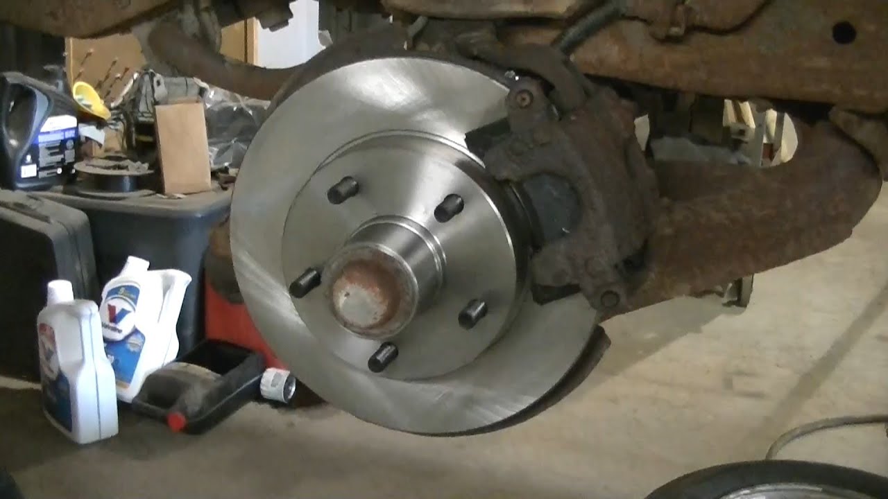 2001 S10 Brake Job Front Rotors and Pads