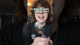 My sibling tries asmr for the first time #asmr #lofiasmr