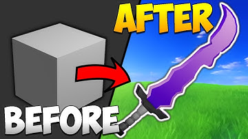 Modeling & Texturing a Sword (Roblox/Blender Speed Build)