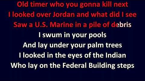 Roger Waters - The Bravery of Being Out of Range KARAOKE