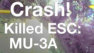 Crash! Killed ESC: MU-3A