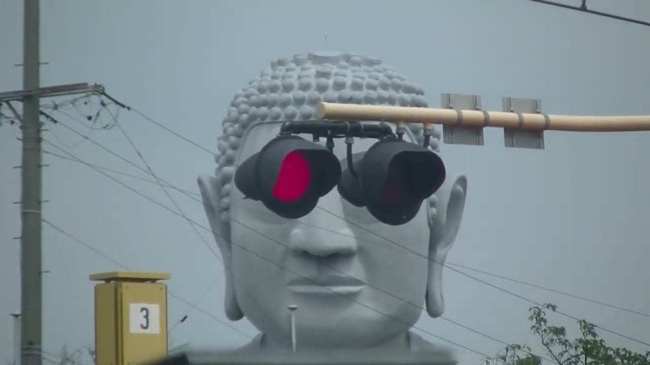 【布袋の大仏（愛知県・江南市）】　個人所有で高さ18メートル　名鉄・布袋駅近く　2021年6月　Aichi Japan