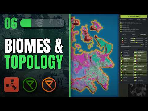 Biomes Topology And Lakes - Crucible Heightmap WorldGen | Part 6