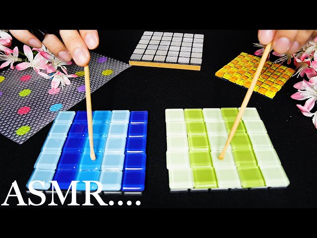 繊細な音(トリガー)で脳をゾクゾクさせます(耳かき,睡眠,癒し,ティングル)/섬세한 소리로 뇌가 팅글 느낍니다(귀파기)ASMR NO TALKING