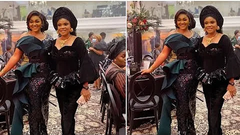 Iyabo Ojo And Mercy Aigbe Finally Settles  ßeef at Toyin Lawani’s wedding