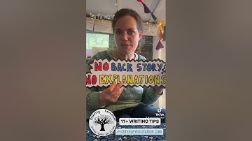 11+ CREATIVE WRITING TIP #2- KEEP YOUR PLOT SIMPLE (video 1 of 2)