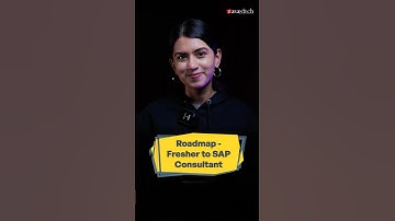 Roadmap - From Fresher to SAP Consultant | ZaranTech #Shorts