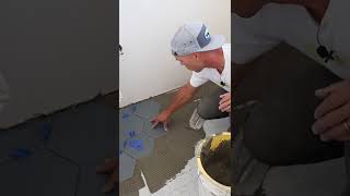 Download Lagu Hexagon tile floor.      #tile #diy #bathroom MP3