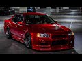 Wrapping A Legendary R34 SKYLINE In My Garage Featuring Gary King Jr. l Paradox Candy Ice Red