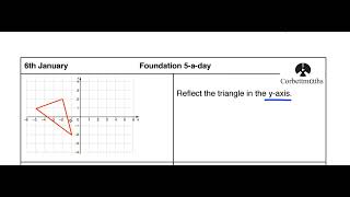 Reflecting a shape on y axis
